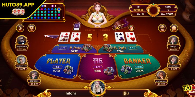 Casino DG HUTO89 Thiên Đường Giải Trí Trực Tuyến Đỉnh Cao 3 Casino DG HUTO89 Baccarat những lá bài đẳng cấp