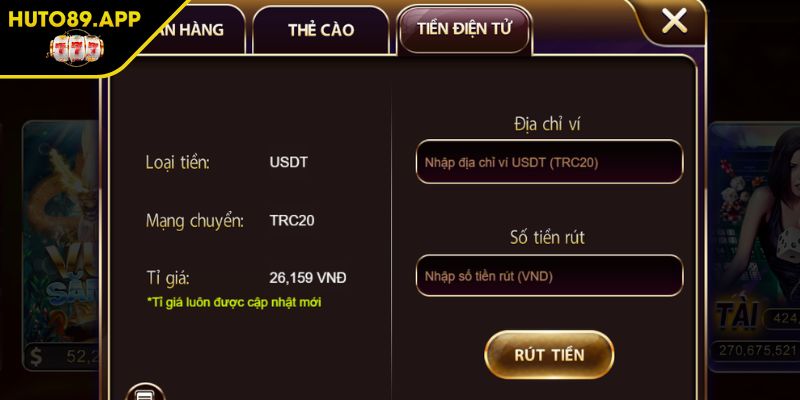Nạp Và Rút Tiền HUTO89 3 Cẩm nang lưu ý khi giao dịch nạp và rút tiền HUTO89