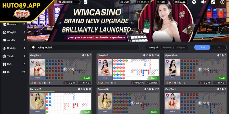 WM Casino HUTO89 Sảnh Cược Đẳng Cấp Với Loạt Game Hot 3 Điều gì tạo nên sức hút của WM Casino HUTO89?